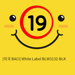 [미국 BACI] White Label BLW3132-BLK