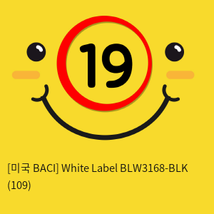 [미국 BACI] White Label BLW3168-BLK (109)