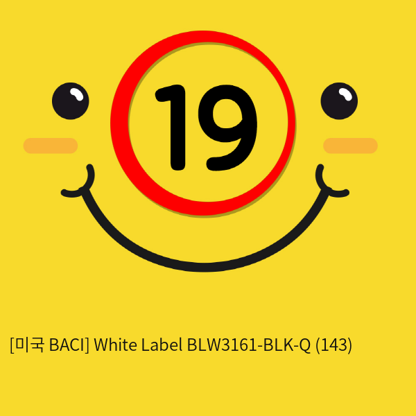 [미국 BACI] White Label BLW3161-BLK-Q (143)